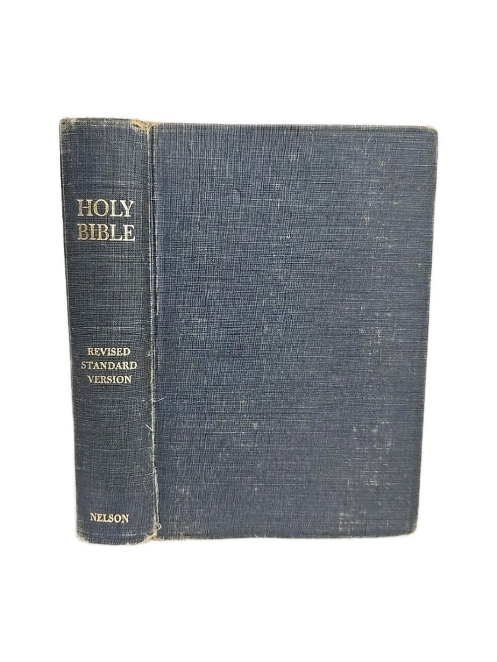 Holy Bible RSV 1952 Thomas Nelson Revised Standard Version Blue Cloth Hardcover